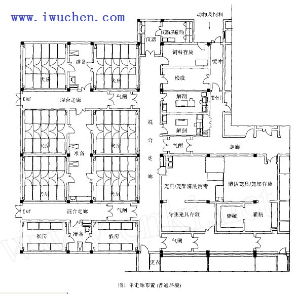 spf动物房工程布置图 spf动物房工程布置图